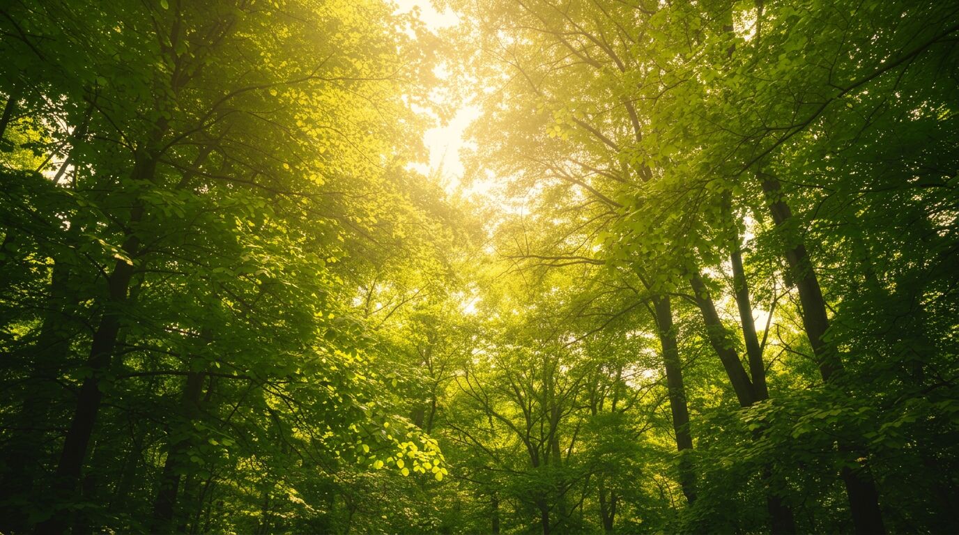 Bosque con niebla en Catalunya